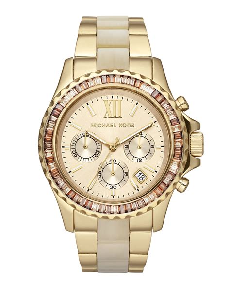 michael kors parker glitz watch gold|michael kors parker blush bracelet.